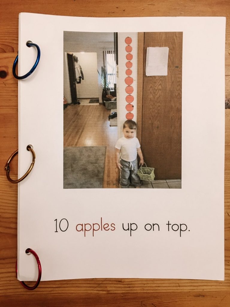 10 apples up on top activity