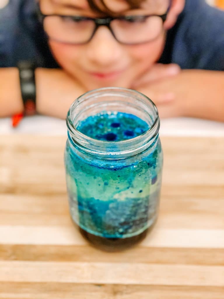 lava lamp for kids science experiment