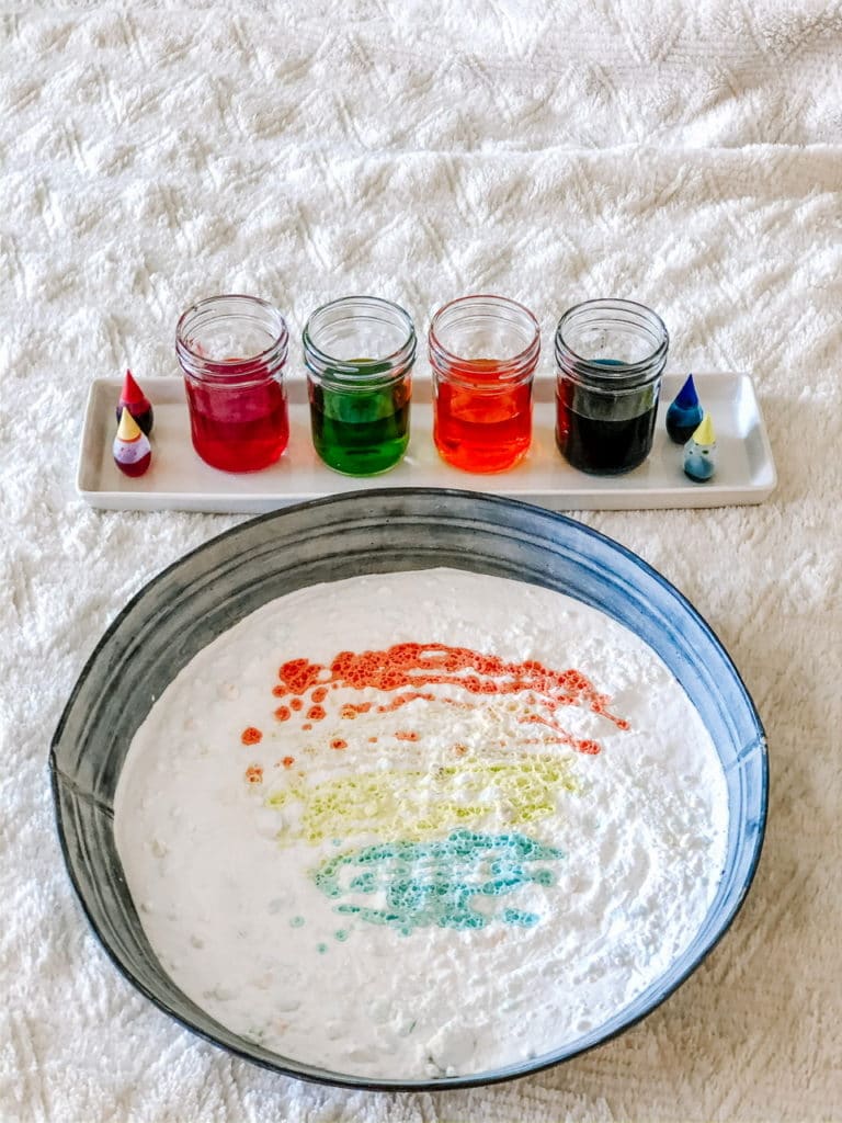 baking soda and vinegar art for kids