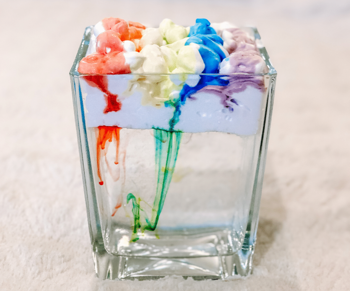 Rainbow Rain Science Experiment Beyond The Playroom