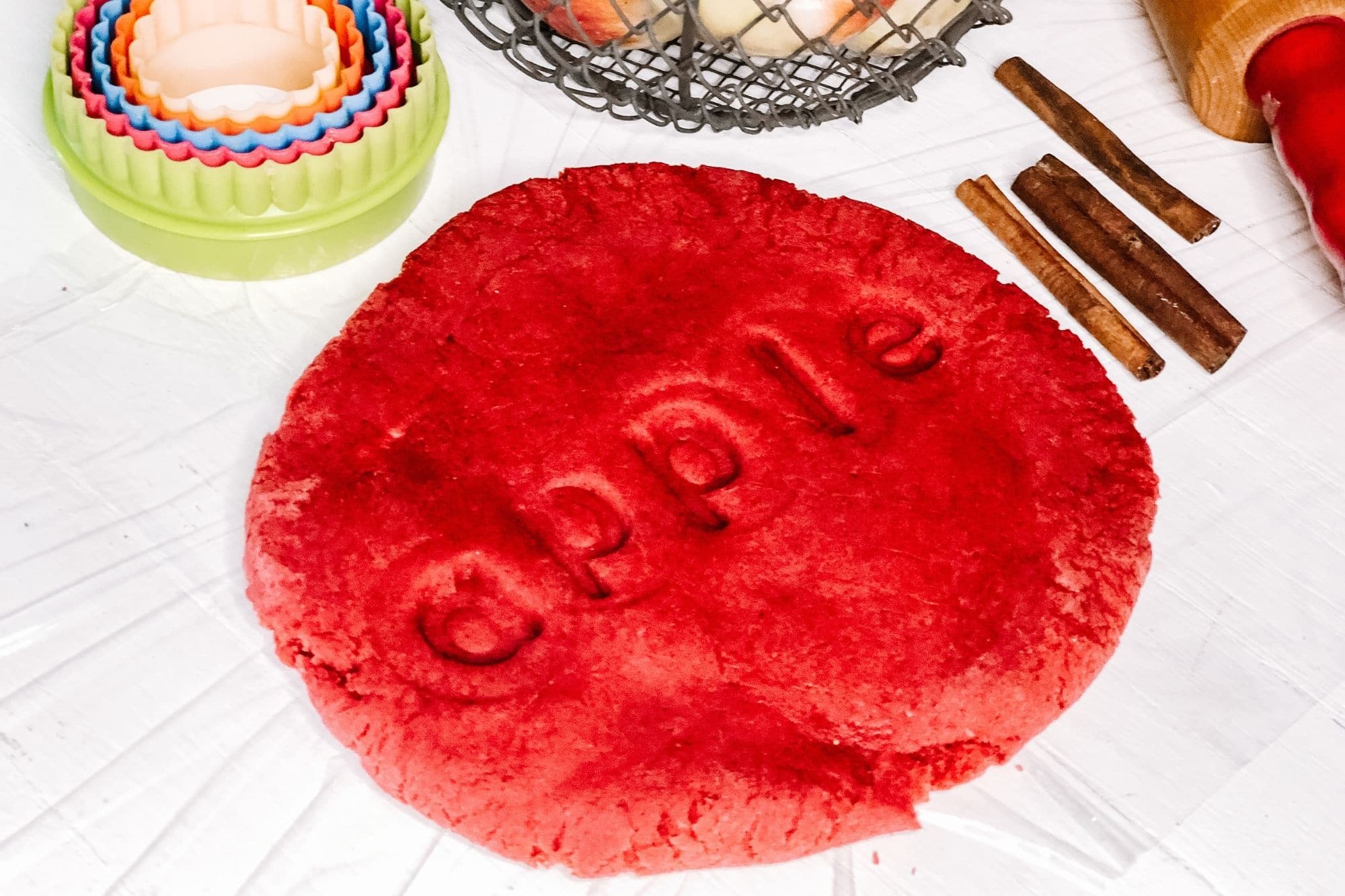 Apple Pie Playdough Recipe for Kids