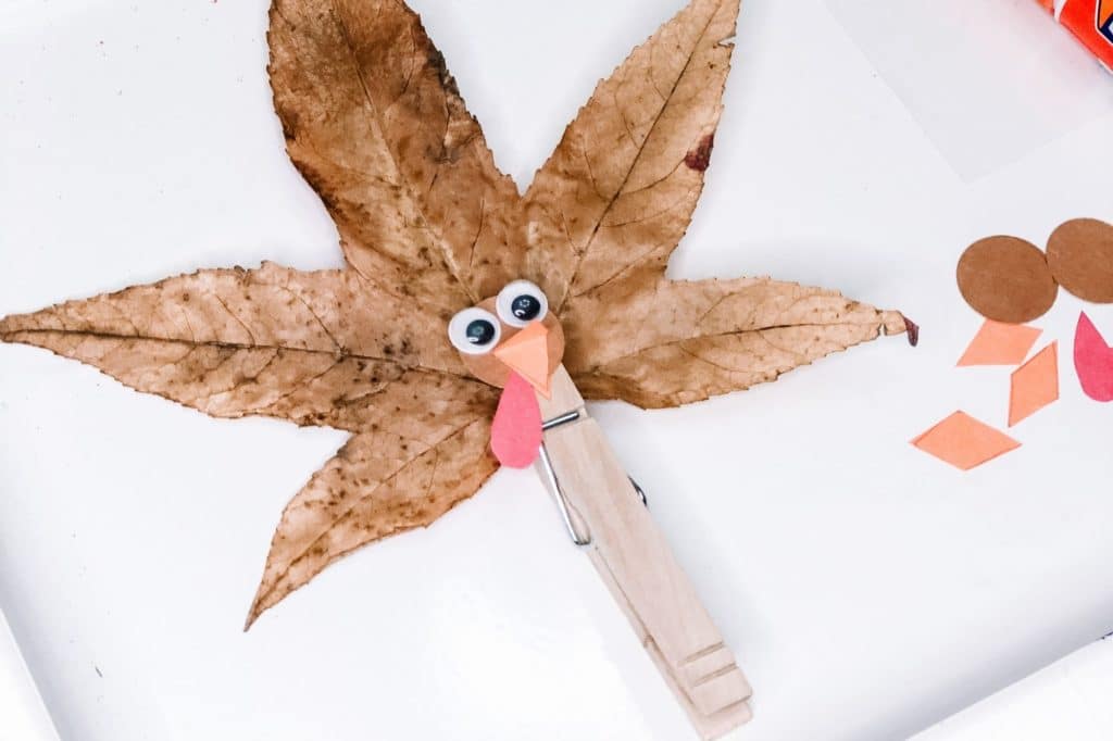 Turkey Leaf Craft for Kids