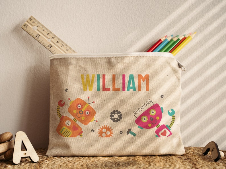 personalized pencil case space