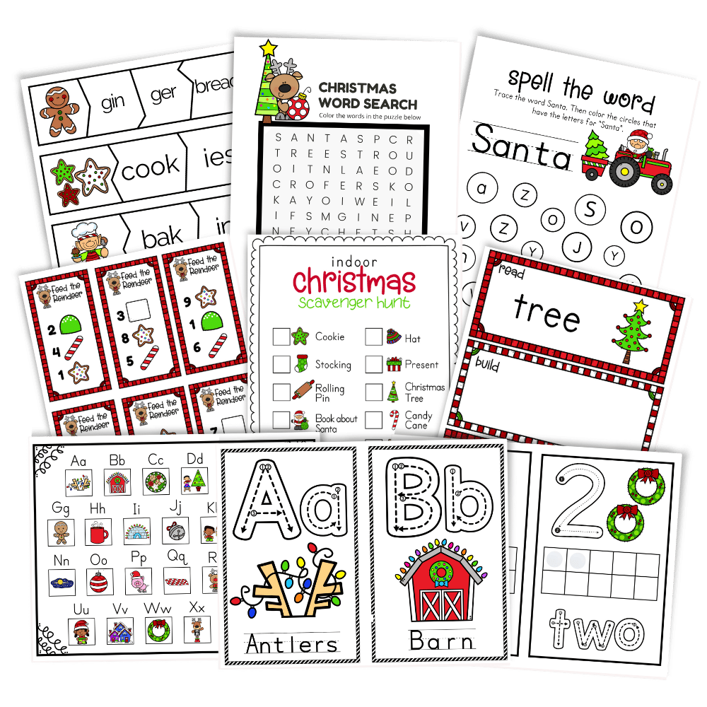 Free Printable Christmas Activities For Toddlers