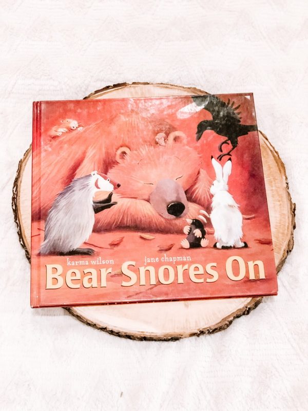 bear snores on reading activity