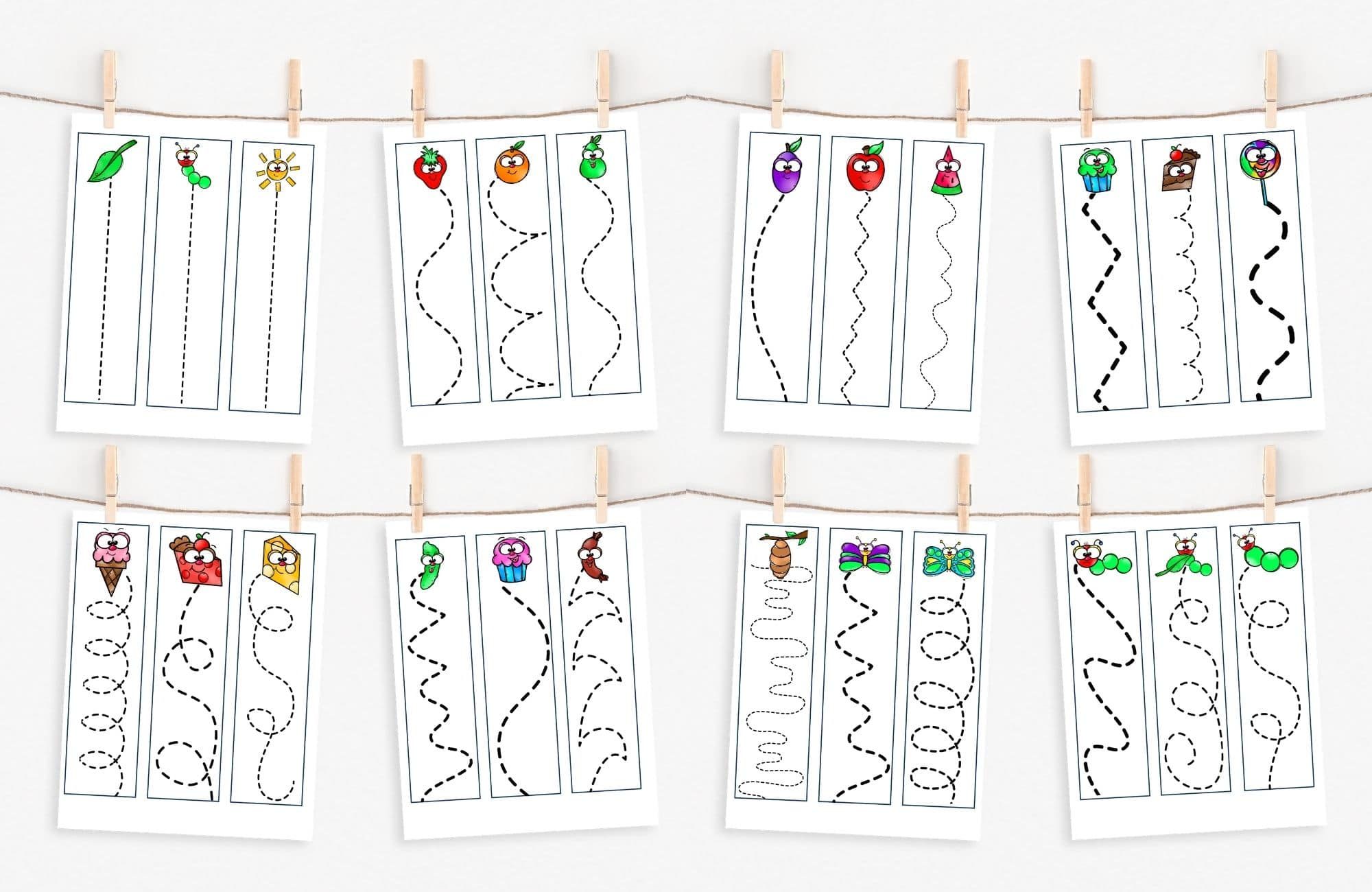 Very Hungry Caterpillar Tracing Cards