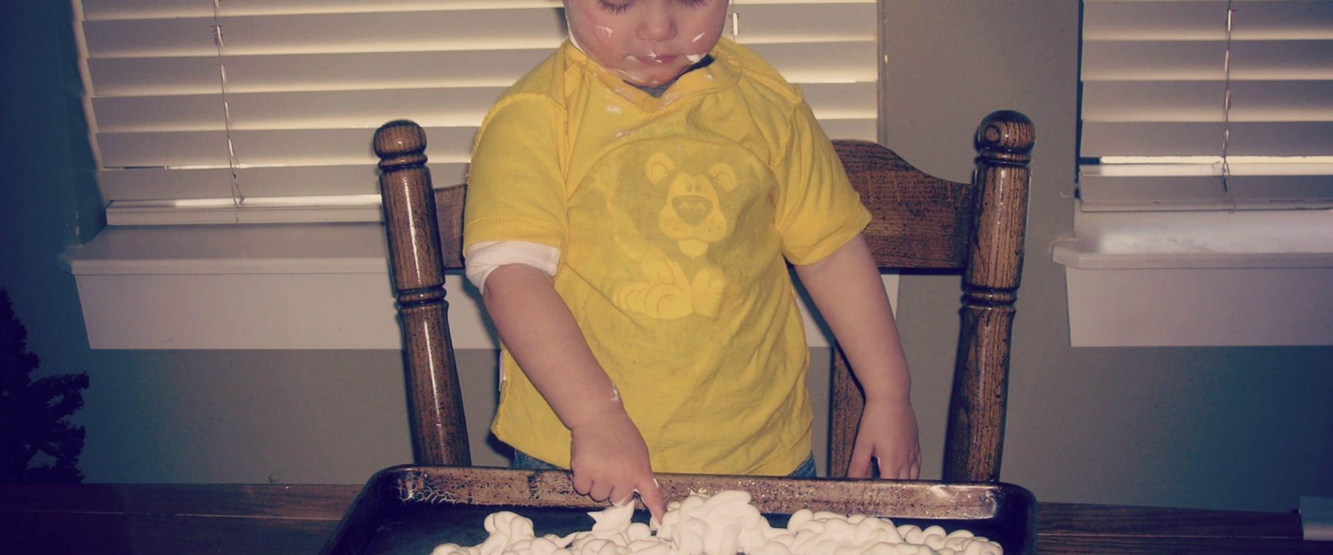 Shaving Cream Letters